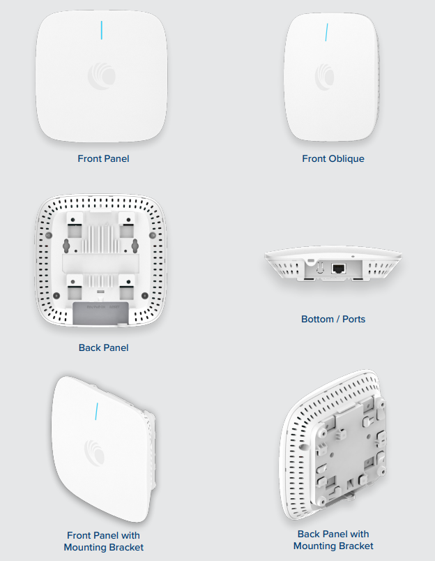 XV2-2X Wi-Fi 6 Indoor Access Point Views